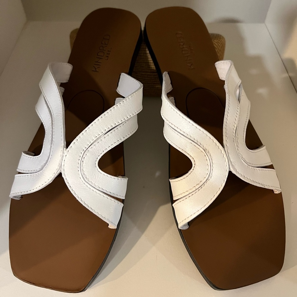 Kindred Label Catherine Slides folding leather sandals